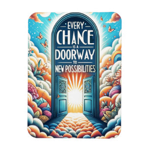 Imán Cada oportunidad es una puerta