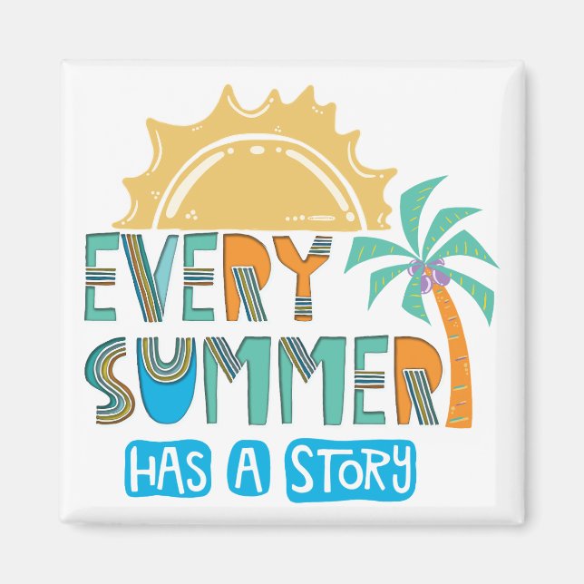 Imán Cada Verano Tiene Una Historia (Frente)