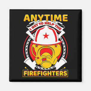 Imán Cada vez que ayudo regalo al bombero Orgulloso bom