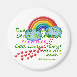 Imán Cada vez que usted ve un arco iris