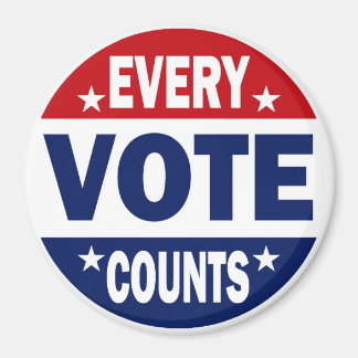 Imán Cada voto cuenta