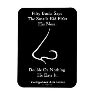 Imán Caddyshack Cincuenta Bucks Dice