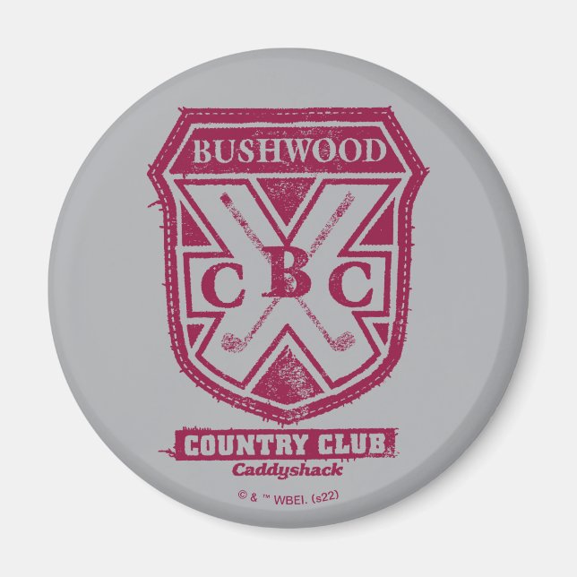 Imán Caddyshack | Escudo del club de campo Bushwood (Frente)