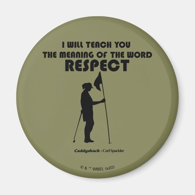 Imán Caddyshack | Te Enseñaré El Significado De La W (Frente)