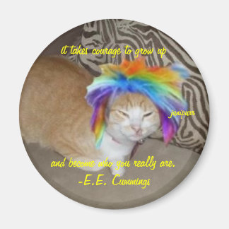 Imán cadena de claves de coraje de junipurs