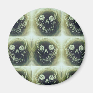 Imán cadena de claves yaie Skull 666