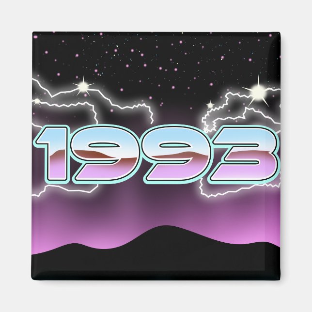 Imán Cadena electrónica de claves postal de 1993 (Frente)