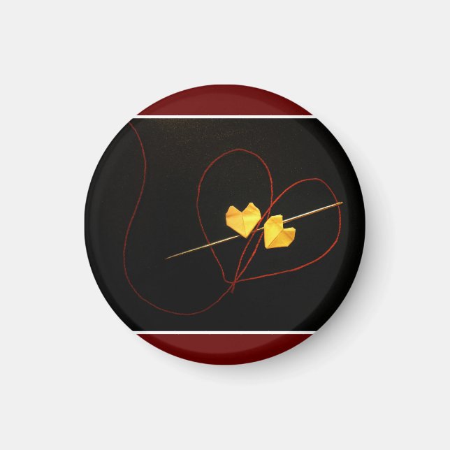 Imán Cadena roja del destino (Frente)