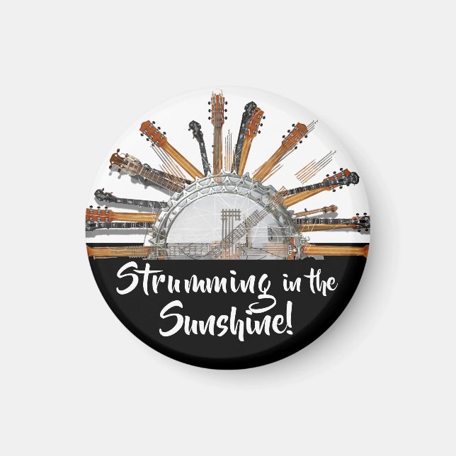 IMÁN CADENAS DE GUITARRA AL SOL (Frente)