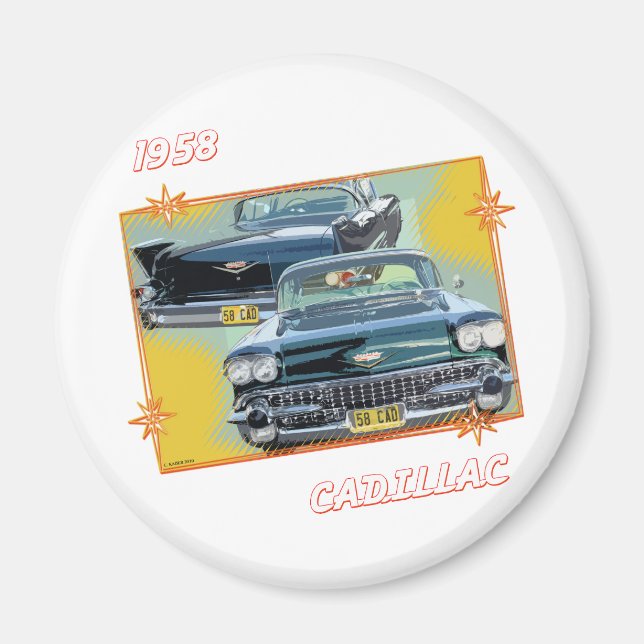 IMÁN CADILLAC 1958 (Frente)