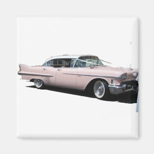 Imán Cadillac rosado