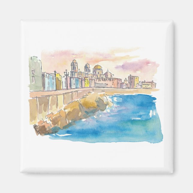 Imán Cadiz Costa de la Luz (Frente)