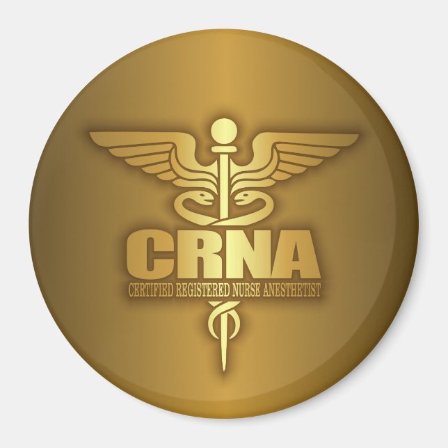 Imán Caducto de oro (CRNA) (Frente)