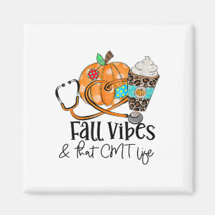 Imán Cae Vibes Y Cmt Life Pumpkin Leopardo Thanksgivi