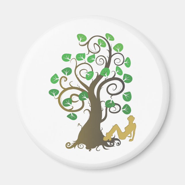 Imán Caer del árbol familiar (Frente)