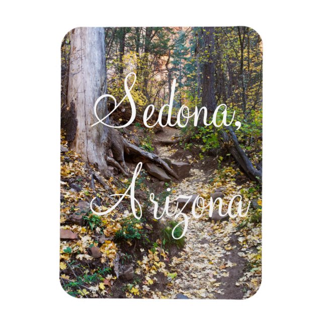 Imán Caer en la ruta West Fork en Sedona, Arizona (Vertical)