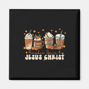 Imán Café Alcalabaza Latte Spice Jesucristo Thanksgivi