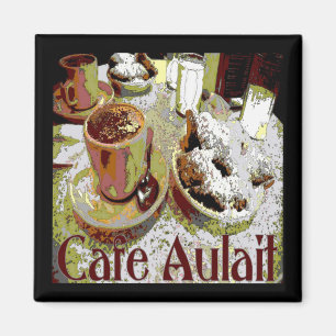 Imán Café Aulait, café de New Orleans