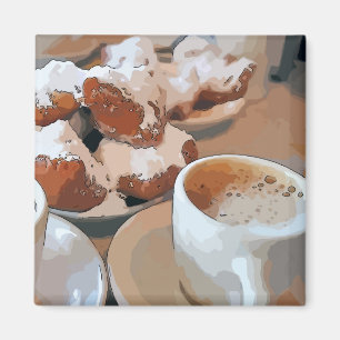 Imán Café Aulait, café de Nueva Orleans