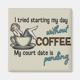 Imán Café Chica de pinchazos