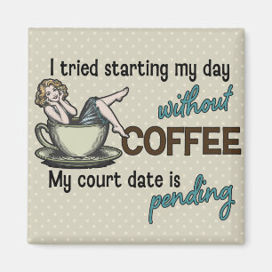 Imán Café Chica de pinchazos