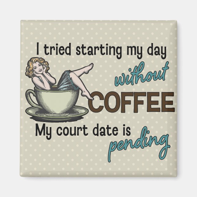 Imán Café Chica de pinchazos (Frente)