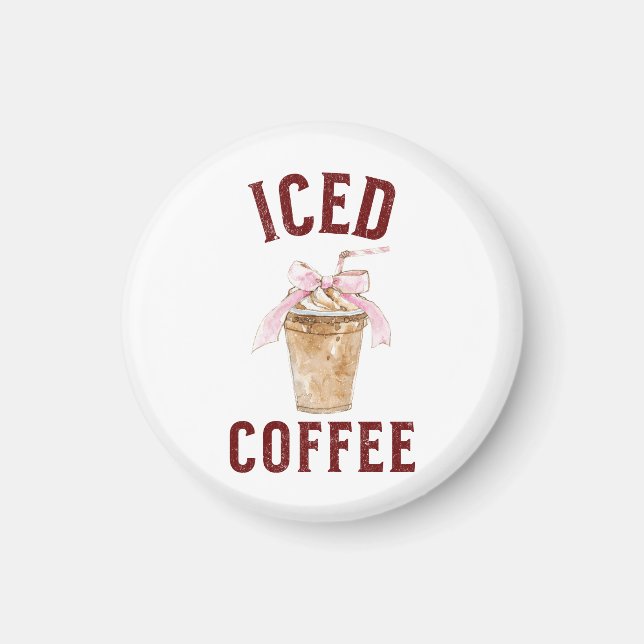 Imán Café con Hielo (Frente)