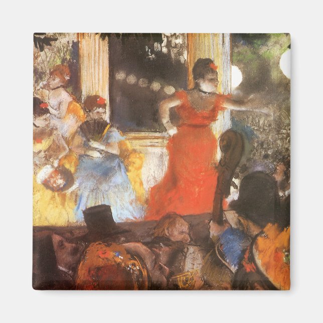 Imán Café Concert en Les Ambassadeurs de Edgar Degas (Frente)