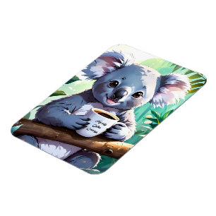 Imán Café Cozy Jungle Koala