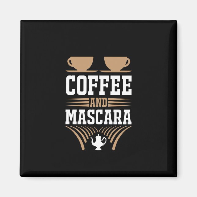 Imán Café De Arte Y Mascara (Frente)