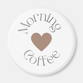 Imán Café de la Mañana Bienestar, Regalo Ritual Diario 