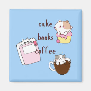 Imán Café de los libros de pasteles