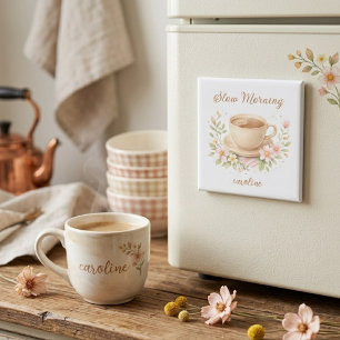 Imán Café de Mañana Lento