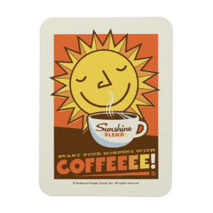 Imán Café de mezcla Sunshine