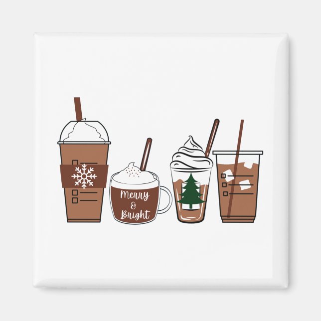 Imán Café de navidades (Frente)