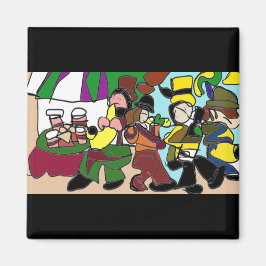 Imán Café de otoño de jazz