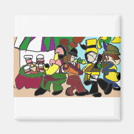 Imán Café de otoño de jazz