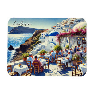 Imán Cafe de Santorini
