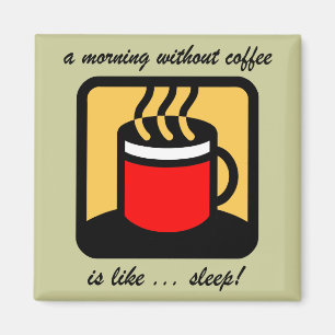 Imán Café divertido