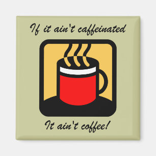 Imán Café divertido