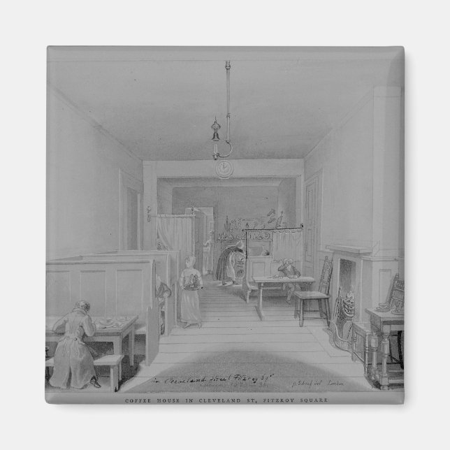 Imán Café en Cleveland Street (Frente)