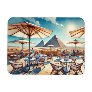 Imán Cafe en El Cairo Egipto Pirámides de Giza