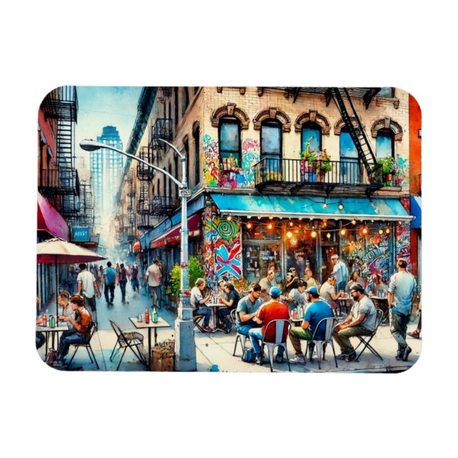 Imán Cafe en Nueva York Bronx (Horizontal)