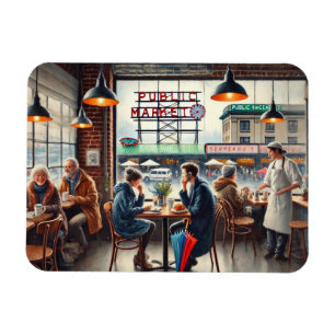 Imán Cafe en Rainy Seattle