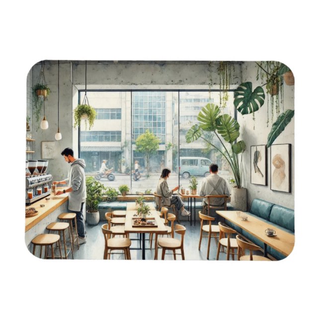 Imán Cafe en Taipei (Horizontal)