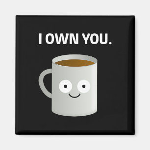 Imán Café es el regalo de Cafeína Addict Ironic Funny D