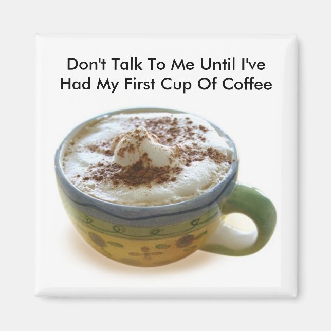 Imán Café Fridge Magnet (Frente)