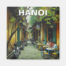 Imán Café Hanoi Vietnam en callejón