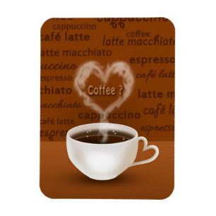 Imán Café? Humo con forma de corazón