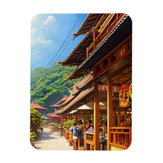 Imán Café javanés (Vertical)